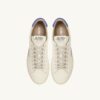 DALLAS LOW SNEAKER IN MARSHMALLOW UND BLAUEM LEDER DALLAS LOW SNEAKER IN MARSHMALLOW UND BLAUEM LEDER