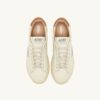 DALLAS LOW SNEAKER IN MARSHMALLOW UND BRAUNEM ZUCKERLEDER DALLAS LOW SNEAKER IN MARSHMALLOW UND BRAUNEM ZUCKERLEDER