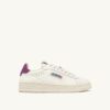 DALLAS LOW SNEAKER IN MARSHMALLOW UND HYACINTH VIOLET LEDER