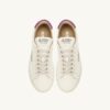 DALLAS LOW SNEAKER IN MARSHMALLOW UND HYACINTH VIOLET LEDER