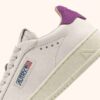 DALLAS LOW SNEAKER IN MARSHMALLOW UND HYACINTH VIOLET LEDER