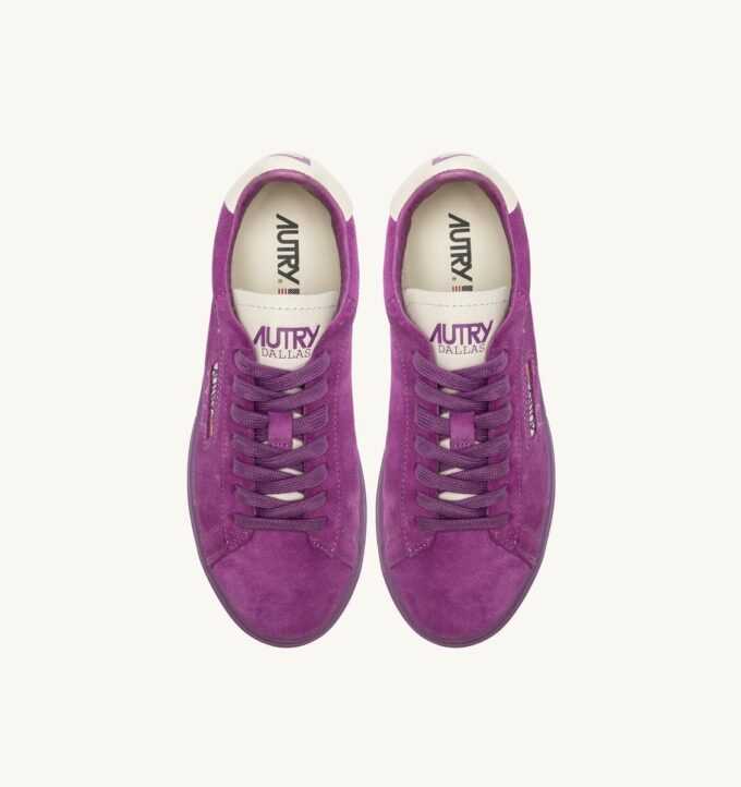 DALLAS LOW SNEAKER IN MARSHMALLOW UND HYACINTH VIOLETT WILDLEDER DALLAS LOW SNEAKER IN MARSHMALLOW UND HYACINTH VIOLETT WILDLEDER