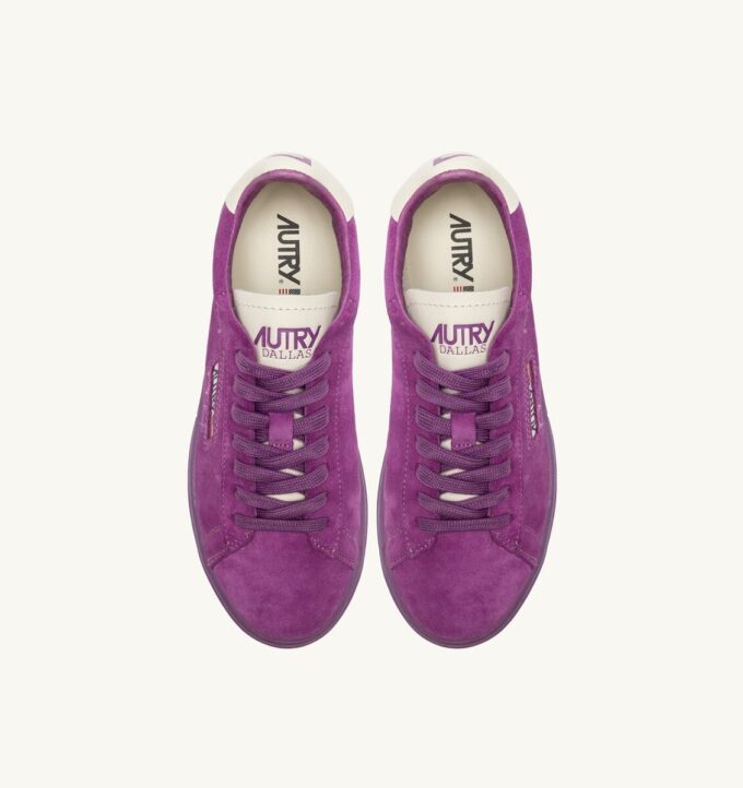 DALLAS LOW SNEAKER IN MARSHMALLOW UND HYACINTH VIOLETT WILDLEDER DALLAS LOW SNEAKER IN MARSHMALLOW UND HYACINTH VIOLETT WILDLEDER