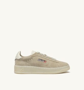 DALLAS LOW SNEAKER IN MARSHMALLOW UND PAPYRUS WILDLEDER