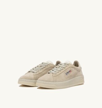 DALLAS LOW SNEAKER IN MARSHMALLOW UND PAPYRUS WILDLEDER