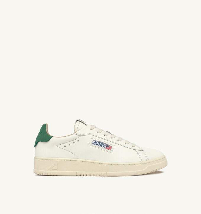 DALLAS LOW SNEAKER IN WEISS UND AMAZON-LEDER DALLAS LOW SNEAKER IN WEISS UND AMAZON-LEDER