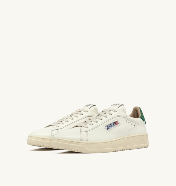 DALLAS LOW SNEAKER IN WEISS UND AMAZON-LEDER DALLAS LOW SNEAKER IN WEISS UND AMAZON-LEDER