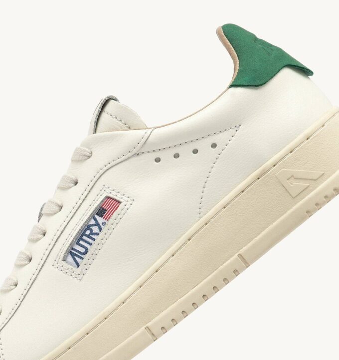 DALLAS LOW SNEAKER IN WEISS UND AMAZON-LEDER DALLAS LOW SNEAKER IN WEISS UND AMAZON-LEDER