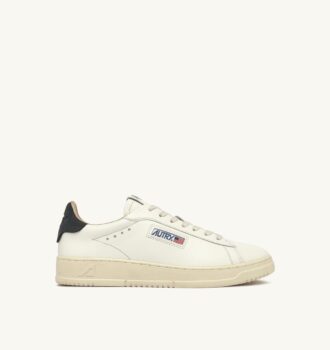 DALLAS LOW SNEAKER IN WEISSEM UND SPACE LEDER