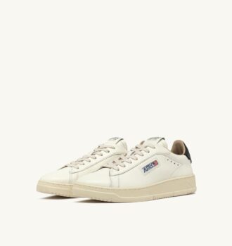 DALLAS LOW SNEAKER IN WEISSEM UND SPACE LEDER