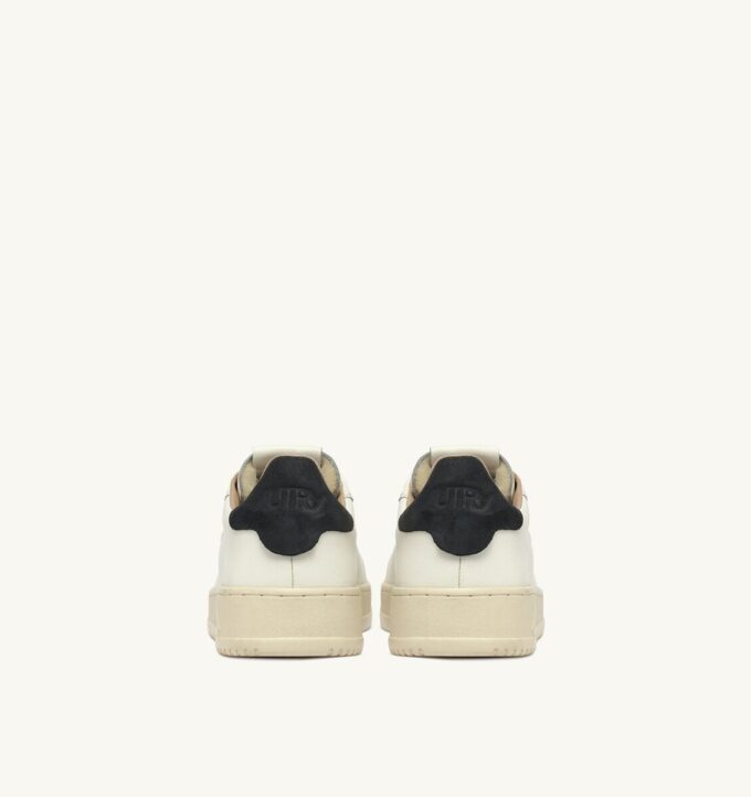 DALLAS LOW SNEAKER IN WEISSEM UND SPACE LEDER