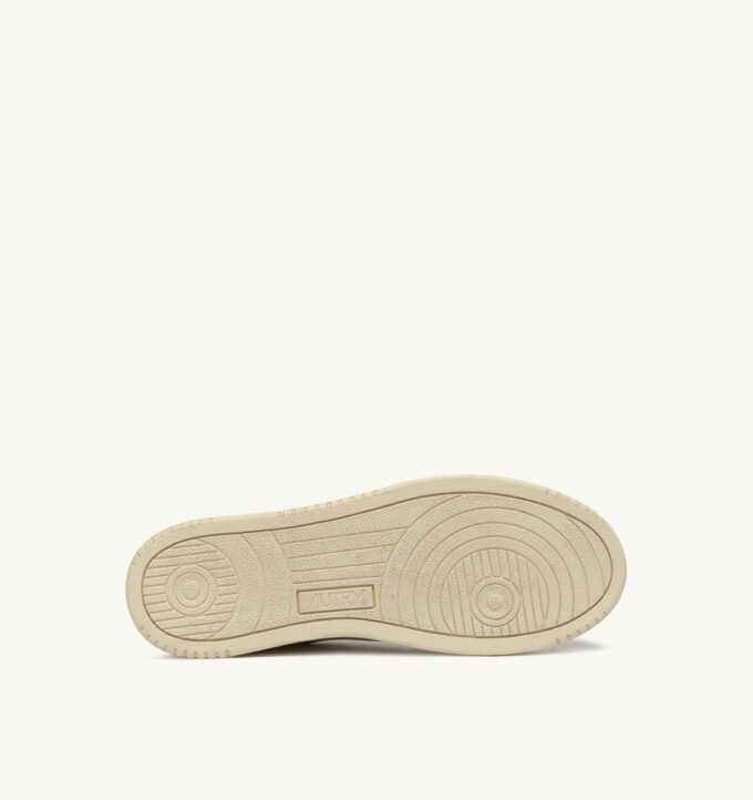 DALLAS LOW SNEAKER IN WEISSEM UND SPACE LEDER
