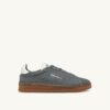 DALLAS LOW SNEAKER IN WILDLEDERFARBE ASH UND MARSHMALLOW