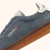 DALLAS LOW SNEAKER IN WILDLEDERFARBE ASH UND MARSHMALLOW