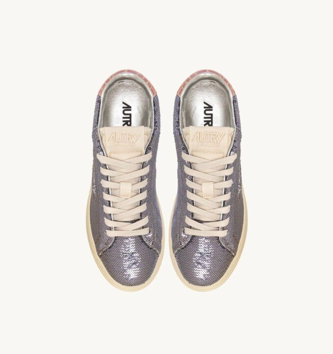 DALLAS LOW ‚SPARKLING‘ SNEAKER AUS STAHLPANNELENK