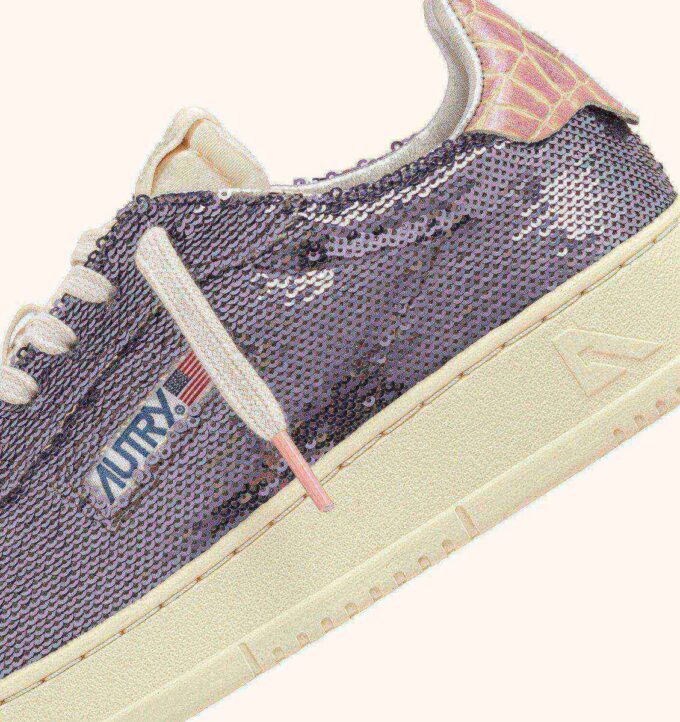 DALLAS LOW ‚SPARKLING‘ SNEAKER AUS STAHLPANNELENK