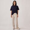 Damen-Jogginghose mit gesticktem Autry-Logo Damen-Jogginghose mit gesticktem Autry-Logo