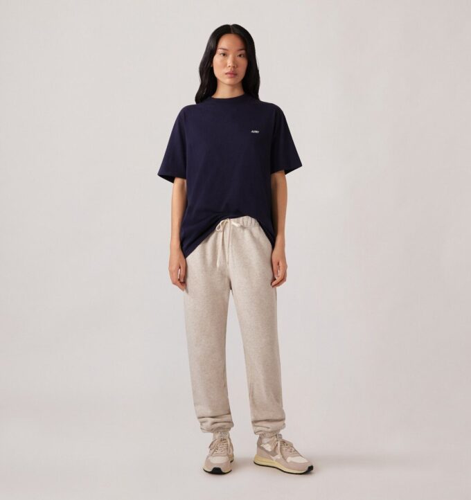 Damen-Jogginghose mit gesticktem Autry-Logo Damen-Jogginghose mit gesticktem Autry-Logo