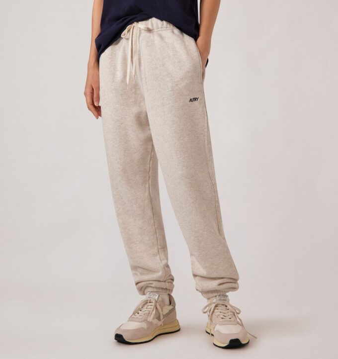 Damen-Jogginghose mit gesticktem Autry-Logo Damen-Jogginghose mit gesticktem Autry-Logo