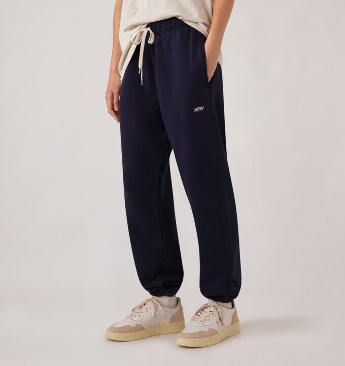 Damen-Jogginghose mit gesticktem Autry-Logo Damen-Jogginghose mit gesticktem Autry-Logo
