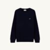 Damen-Sweatshirt mit gesticktem Autry-Logo und Rundhalsausschnitt