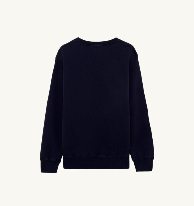 Damen-Sweatshirt mit gesticktem Autry-Logo und Rundhalsausschnitt