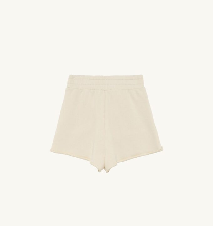 Damen-Sweatshorts mit farblich abgestimmtem Logo