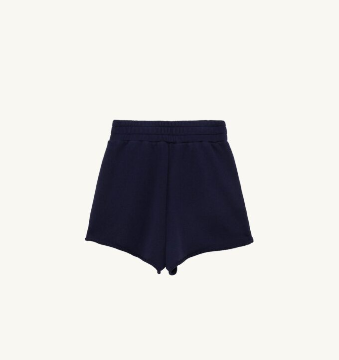 Damen-Sweatshorts mit farblich abgestimmtem Logo