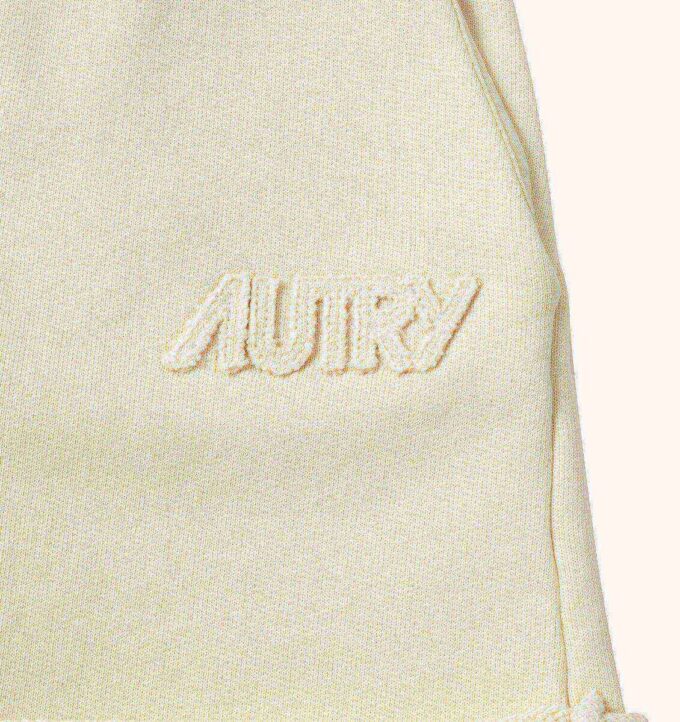 Damen-Sweatshorts mit farblich abgestimmtem Logo