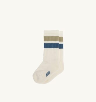 Gestreifte Jacquard-Socken mit Logo für Kinder