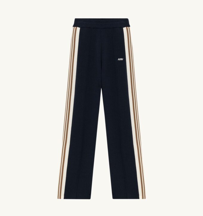 Gestrickte Tennis-Jogginghose aus Viskose für Damen