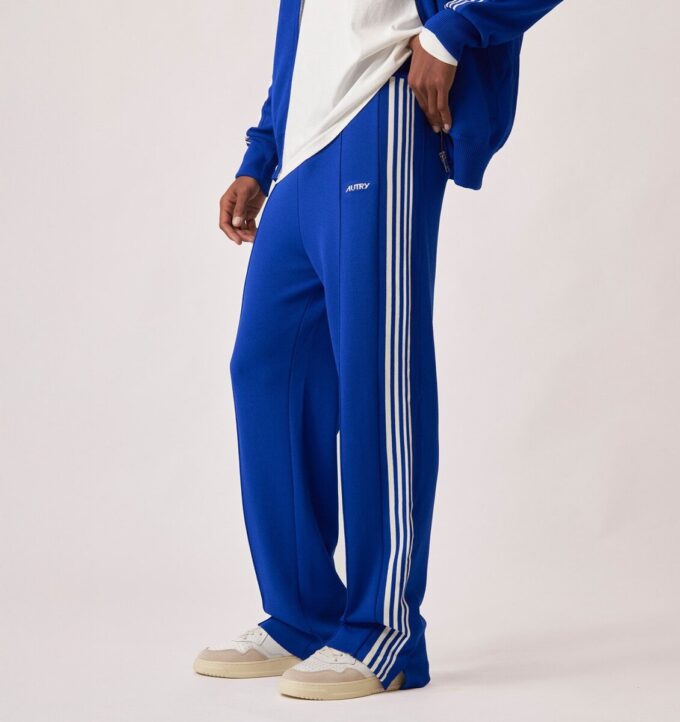 Gestrickte Tennis-Jogginghose aus Viskose für Herren