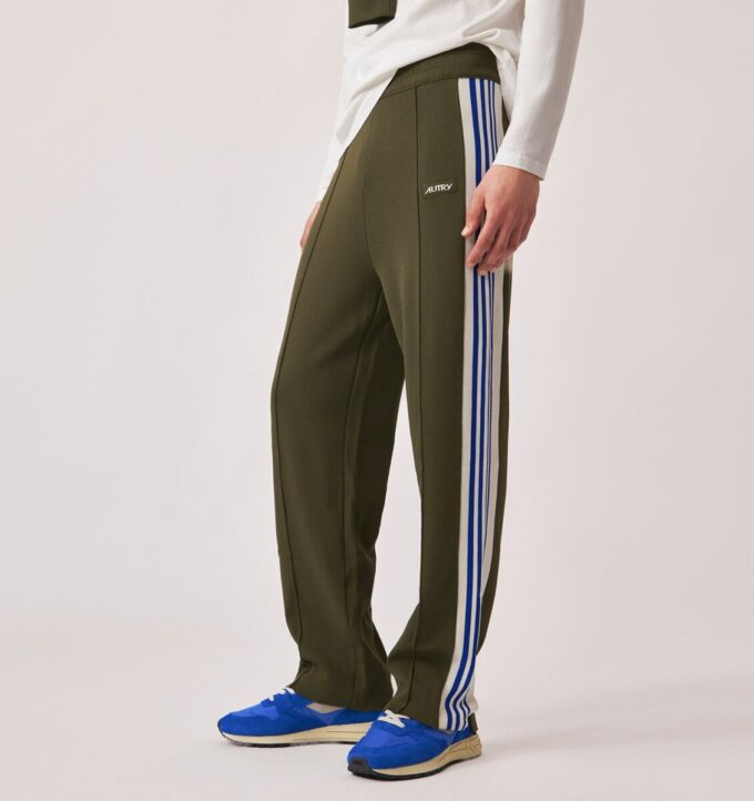 Gestrickte Tennis-Jogginghose aus Viskose für Herren