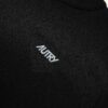 Gestrickte Weste mit gesticktem Logo für Damen