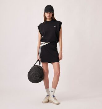 Gestrickter Tennis-Viskose-Rock für Damen