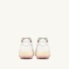 GOLF LOW SNEAKER AUS WEISSEM UND KORALLENROTEM LEDER GOLF LOW SNEAKER AUS WEISSEM UND KORALLENROTEM LEDER