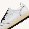 GOLF LOW SNEAKER AUS WEISSEM UND SCHWARZEM LEDER
