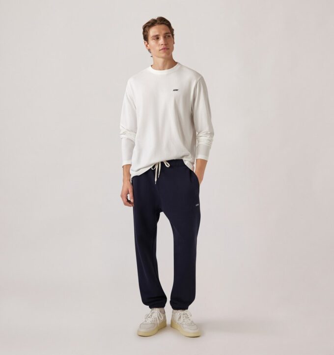 Herren-Jogginghose mit gesticktem Autry-Logo Herren-Jogginghose mit gesticktem Autry-Logo