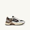 HYPERWAY SNEAKER AUS SCHWARZ-SILBER LAMINIERTEM LEDER UND MESH HYPERWAY SNEAKER AUS SCHWARZ-SILBER LAMINIERTEM LEDER UND MESH