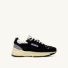 HYPERWAY SNEAKER AUS SCHWARZ- UND SILBERFARBENEM WILDLEDER UND MESH HYPERWAY SNEAKER AUS SCHWARZ- UND SILBERFARBENEM WILDLEDER UND MESH