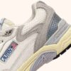 HYPERWAY SNEAKER AUS WEISSEM UND GRAUEM WILDLEDER UND MESH HYPERWAY SNEAKER AUS WEISSEM UND GRAUEM WILDLEDER UND MESH