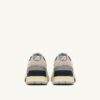 HYPERWAY SNEAKER AUS WEISSEM UND ROSA MESH UND WILDLEDER