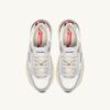 HYPERWAY SNEAKER AUS WEISSEM UND SILBERFARBENEM LAMINIERTEM LEDER UND MESH HYPERWAY SNEAKER AUS WEISSEM UND SILBERFARBENEM LAMINIERTEM LEDER UND MESH