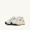 HYPERWAY SNEAKER AUS WEISSEM UND SILBERNEN MESH- UND WILDLEDER