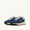 HYPERWAY SNEAKER IN ENSIGN BLAU UND SILBERTON WILDLEDER UND MESH