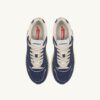 HYPERWAY SNEAKER IN ENSIGN BLAU UND SILBERTON WILDLEDER UND MESH