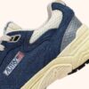 HYPERWAY SNEAKER IN ENSIGN BLAU UND SILBERTON WILDLEDER UND MESH