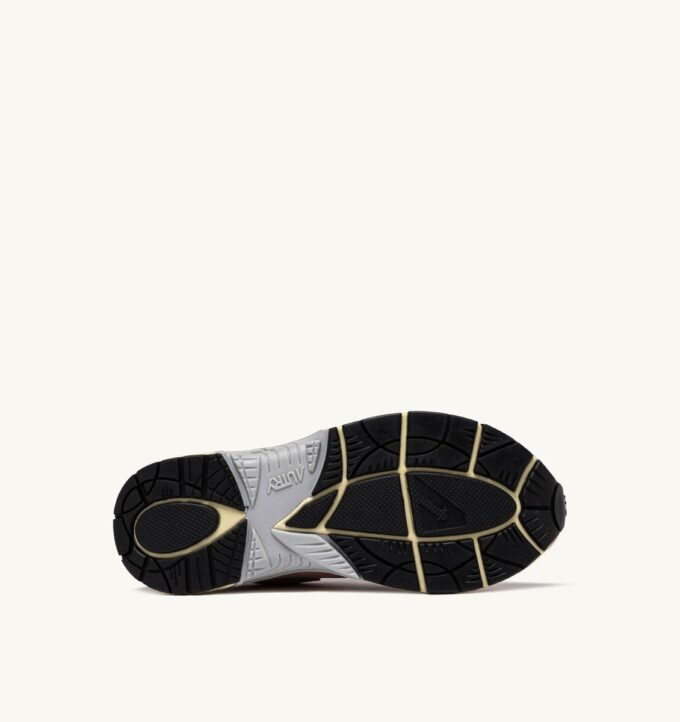 HYPERWAY SNEAKER IN PULVERROSA UND SILBERFARBENEM WILDLEDER UND MESH