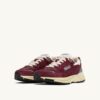 HYPERWAY SNEAKER IN WEINROT UND SILBERNEM MESH UND WILDLEDER HYPERWAY SNEAKER IN WEINROT UND SILBERNEM MESH UND WILDLEDER