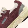 HYPERWAY SNEAKER IN WEINROT UND SILBERNEM MESH UND WILDLEDER HYPERWAY SNEAKER IN WEINROT UND SILBERNEM MESH UND WILDLEDER